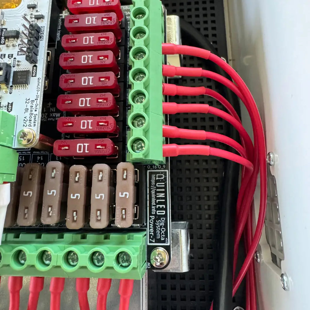 Inside view of Bright Home Lights 600W WLED controller